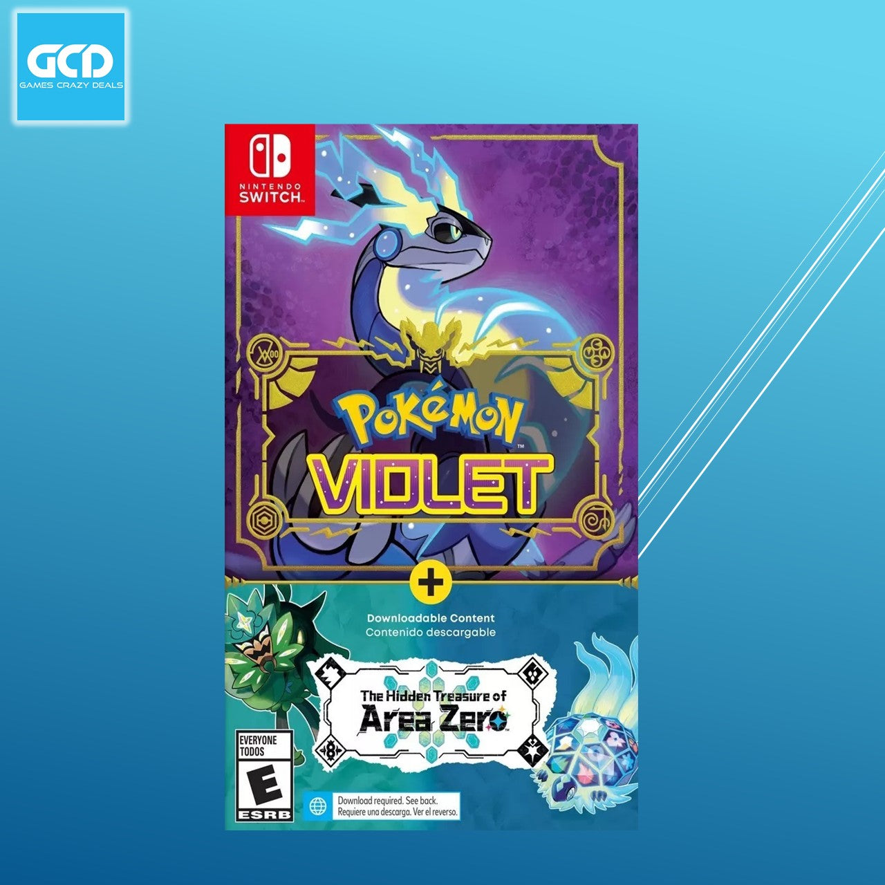 Nintendo Switch Pokemon Violet + The Hidden Treasure of Area Zero