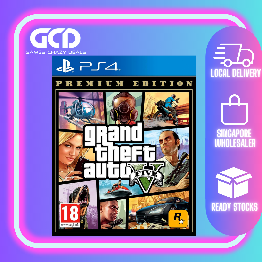 PS4 Grand Theft Auto V Premium Edition (R2) – Games Crazy Deals