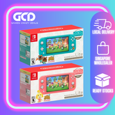 Nintendo Switch Lite Animal Crossing New Horizon Isabelle / Timmy & Tommy Aloha Edition (1 Year Local Agent Warranty)