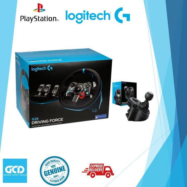 Logitech G29 Driving Force Racing Wheel for PS4/PS3/PC (Option