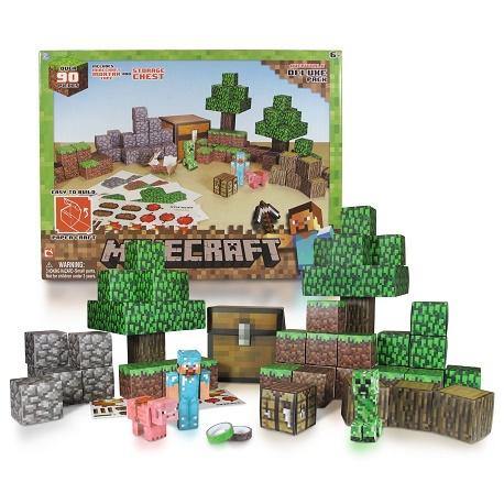 Minecraft Paper Craft Overworld Deluxe Pack
