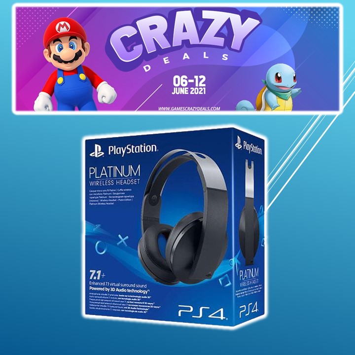 Playstation Platinum Wireless Headset – Games Crazy Deals