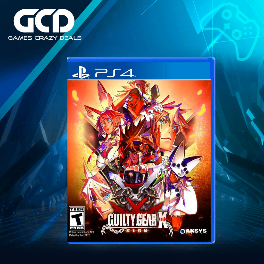 PS4 Guilty Gear XRD Sign