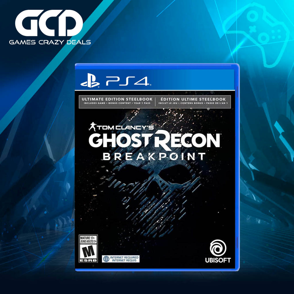 PS4 Tom Clancy's Ghost Recon Breakpoint Ultimate Edition Steelbook