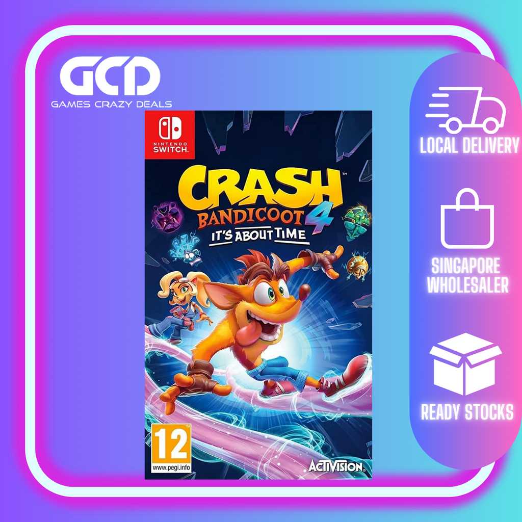 Crash Bandicoot 4: It's About Time (Nintendo Switch) BRAND NEW