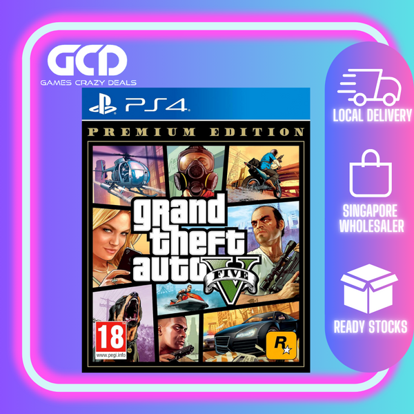 PS4 Grand Theft Auto V Premium Edition (R2) – Games Crazy Deals
