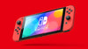Nintendo Switch OLED Mario Red Edition With Free Mario + Rabbids Sparks Of Hope (1 Year Local Agent Warranty)