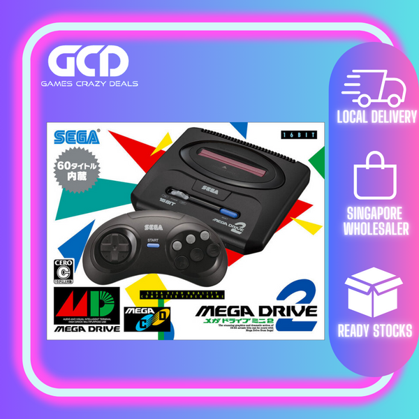 Sega Mega Drive Mini 2 With 60 Games Japan Version – Games Crazy Deals