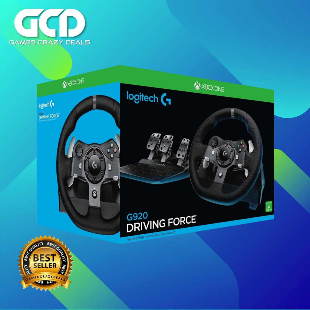 Logitech Driving Force Wheel For XboxOne/PC (SHIFTER NOT INCLUDED) – Games Crazy Deals