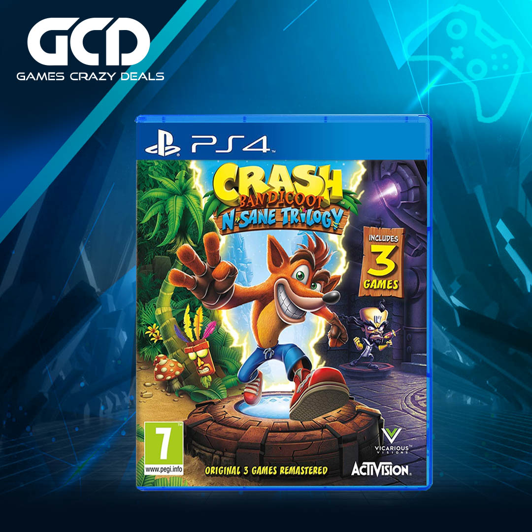PS4 Crash Bandicoot Trilogy – Games Crazy