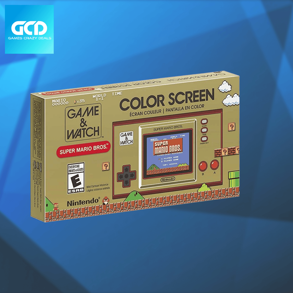 Nintendo Game & Watch Super Mario Bros Handheld Color Screen System