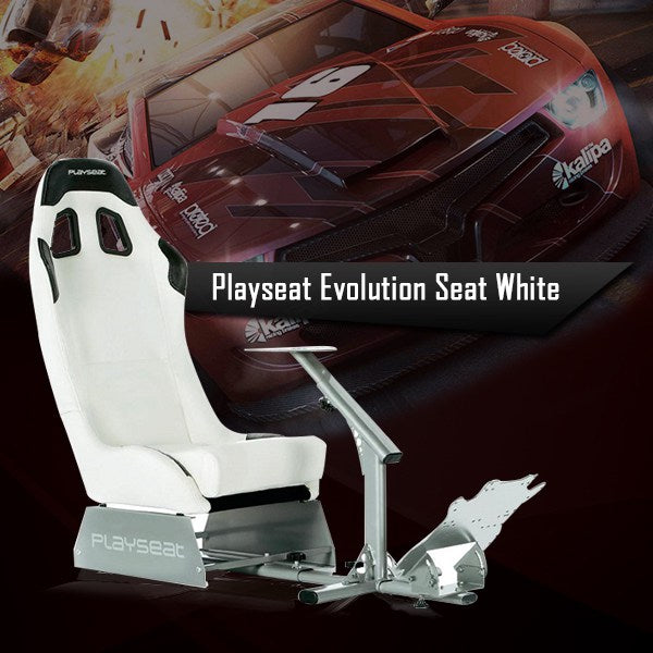 Playseat Evolution White (OFFICIAL WARRANTY BY PLAYSEAT)
